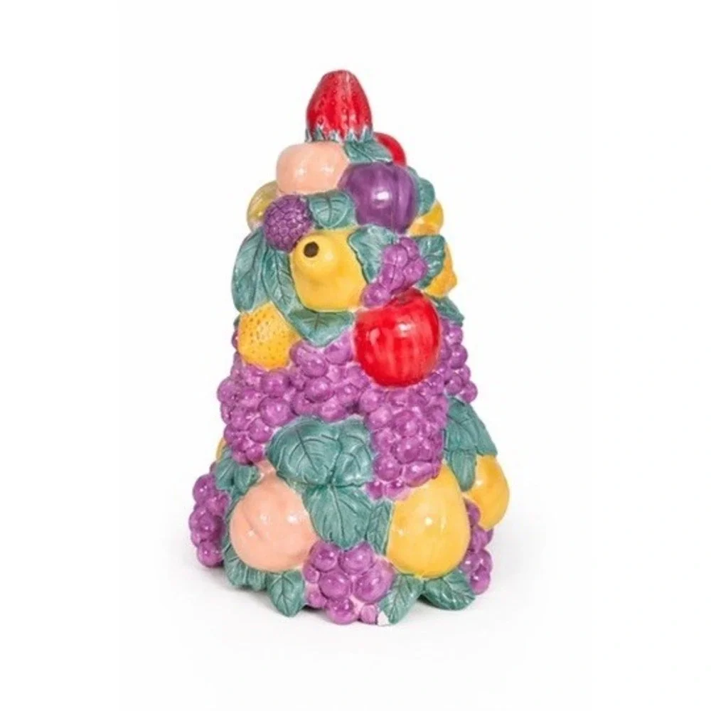 Vintage Holland Mold Fruit Tree Topiary Hand Painted Ceramic 1975‎